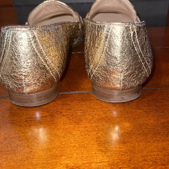 J Crew GOLD Loafers - Picture 9 of 13